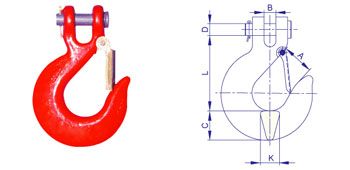 巨力美式羊角滑鉤(帶保險卡)產(chǎn)品展示