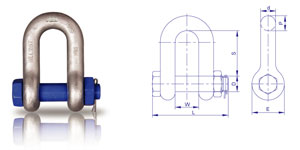 巨力DX型卸扣產(chǎn)品展示